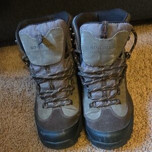 Sonoma Two-Tone Brown and Olive Lace-Up Hiking Boots